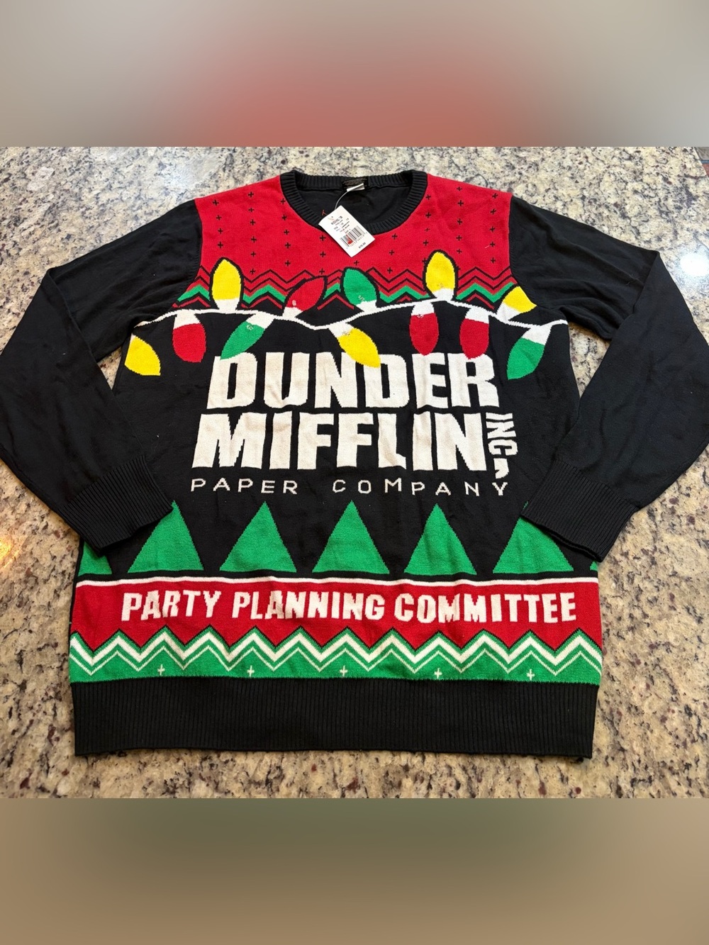 Kohl's Dunder Mifflin Party Sweater - Lights Up